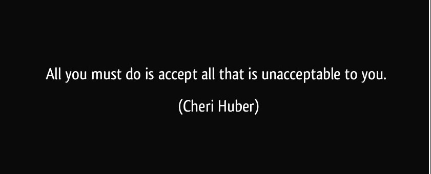 Cheri Huber Accpetance